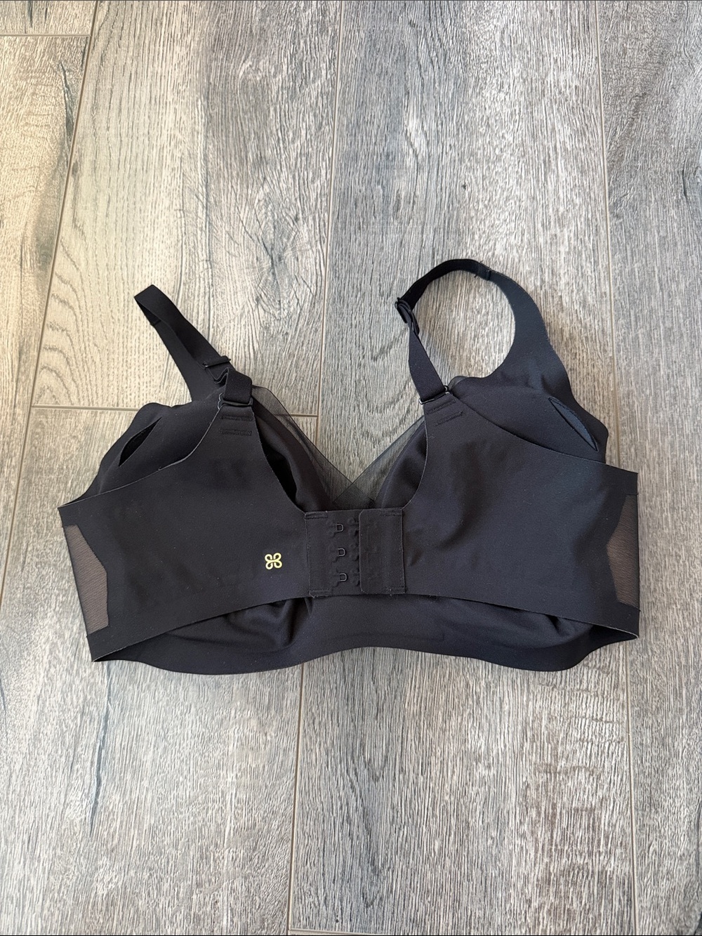 Honeylove Black Wireless Support Bra with Wide Band